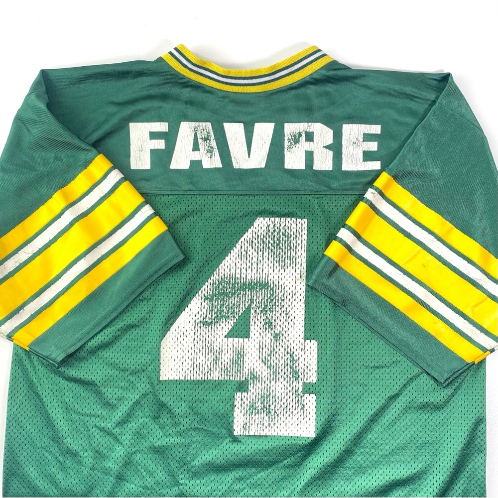 Vintage Brett Favre Green Bay Packers Jersey Officially Licensed Logo Athletic